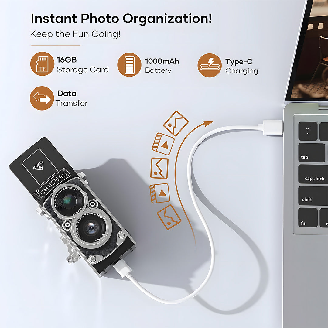 Retro Dual-Lens Mini CCD Camera