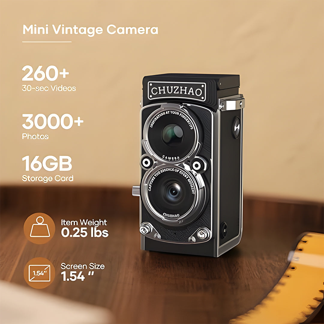 Retro Dual-Lens Mini CCD Camera