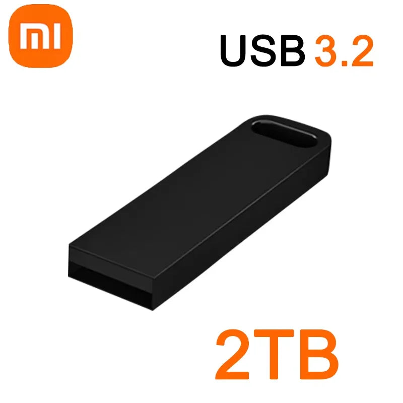 Xiaomi 2TB USB 3.2 Flash Drive High Speed Metal U Disk TypeC Memory Stick Waterproof SSD Storage PC Phone Data Transfer Portable
