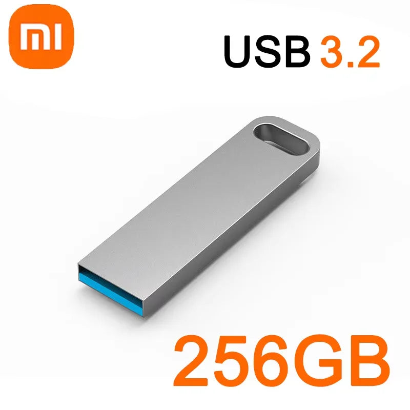 Xiaomi 2TB USB 3.2 Flash Drive High Speed Metal U Disk TypeC Memory Stick Waterproof SSD Storage PC Phone Data Transfer Portable