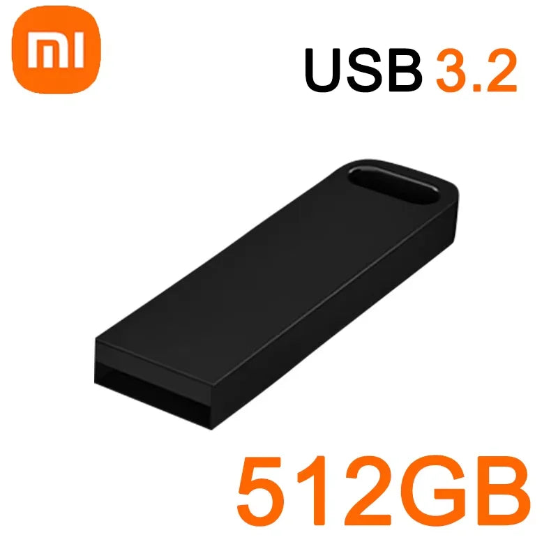 Xiaomi 2TB USB 3.2 Flash Drive High Speed Metal U Disk TypeC Memory Stick Waterproof SSD Storage PC Phone Data Transfer Portable