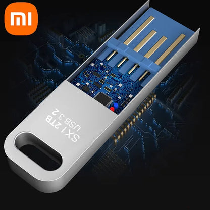 Xiaomi 2TB USB 3.2 Flash Drive High Speed Metal U Disk TypeC Memory Stick Waterproof SSD Storage PC Phone Data Transfer Portable