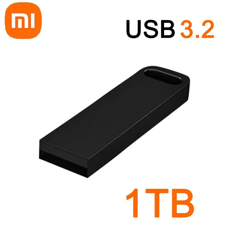 Xiaomi 2TB USB 3.2 Flash Drive High Speed Metal U Disk TypeC Memory Stick Waterproof SSD Storage PC Phone Data Transfer Portable