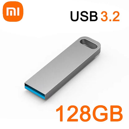 Xiaomi 2TB USB 3.2 Flash Drive High Speed Metal U Disk TypeC Memory Stick Waterproof SSD Storage PC Phone Data Transfer Portable